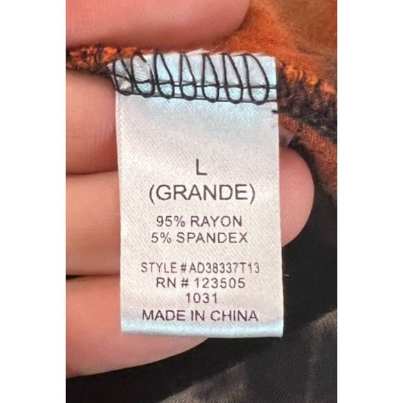 Fashion Nova Dropping The Games Tie Dye T-Shirt Dress Size Large Black Orange - Picture 10 of 10